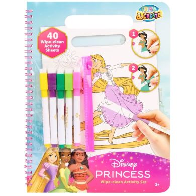 Розмальовка з маркерами, що стираються DISNEY Princess Актівіті DP252410