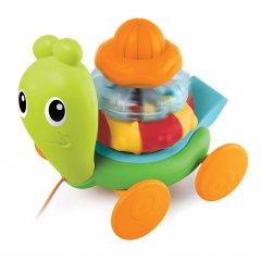 Розвивальна іграшка на колесах Равлик Sensory 005182S, Різнокольоровий