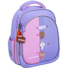 Рюкзак школьный полукаркасный Yes S-109S Line Friends Always Together 550231