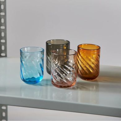 Склянка для води Twist, темно-сіра, Н10,5см, Bahne 4976053