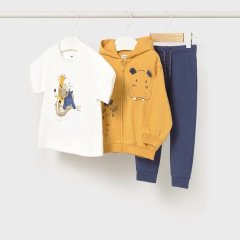 Спортивный костюм для малыша с интерактивной футболкой Mayoral 80 Персиковый 1833