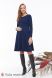 Платье для беременных и кормящих Yula mama XL темно-синее Olivia