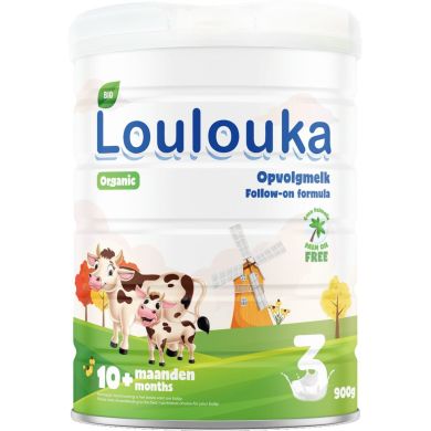 Смесь детская из коровьего молока №3 органическая с 10 месяцев 900 г Loulouka  8719326287881