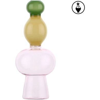 Ваза скляна для однієї квітки ALCHIMIA TOP GREEN &Oslash; 10.5x26.5H Rituali Domestici U30264109U00