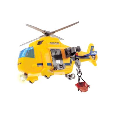 Іграшка вертоліт Dickie Toys Рятувальна служба з лебідкою, світлом і звуком 18 см 3302003