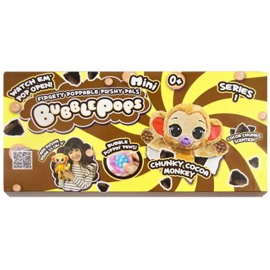 Bubble Pops Мягкая игрушка мини Шоколадная обезьяна, 2312005/6