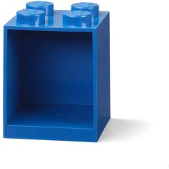 Декоративна полка для зберігання книг Х4 синя Lego 41141731