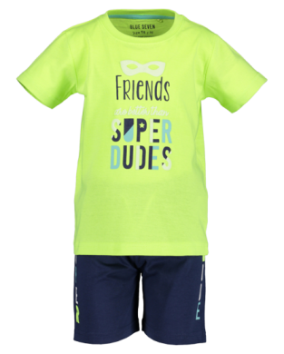 Дитячий набір футболка та шорти Blue Seven 98 Зелений 826003 X