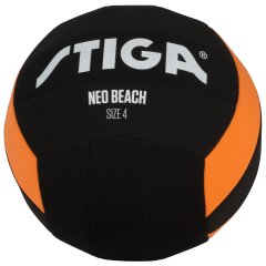 Футбольний м'яч «Пляжний» №4, чорний-помаранчевий Stiga 84-2719-14