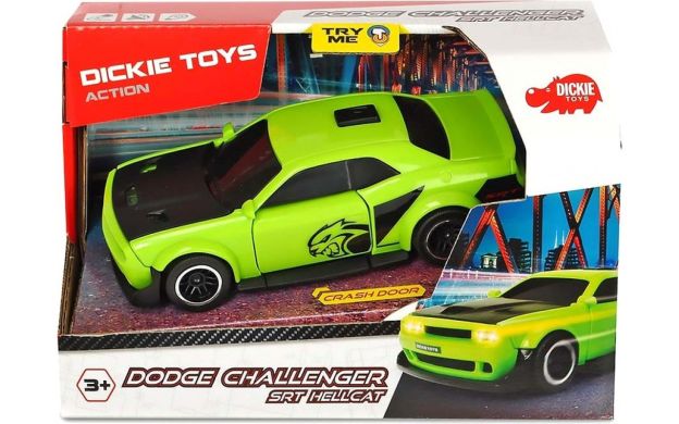 Игрушечный скоростной автомобиль Dickie toys Додж Челленджер 15 см в ассортименте 3752009