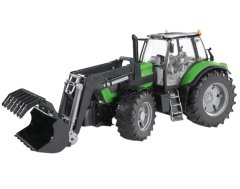 Іграшковий трактор Bruder Deutz Agrotron X720 з навантажувачем, зелений 03081