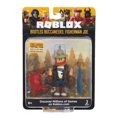 Ігрова колекційна фігурка Roblox Роблокс Риболов Джо Fisherman Joe W4 ROG0114