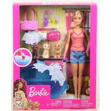 Ігровий набір Barbie Барбі Викупайте цуценя GDJ37