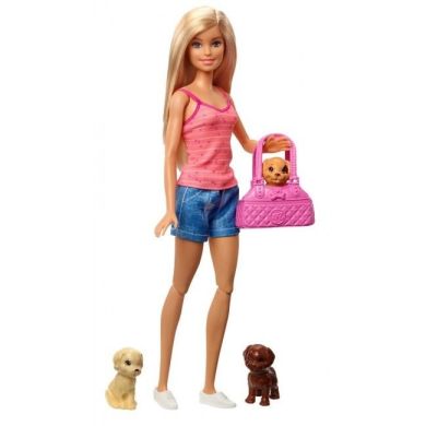Игровой набор Barbie Барби Искупайте щенка GDJ37