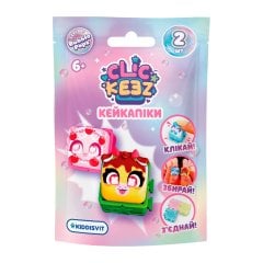 Колекційна іграшка фіджет-клікер CLICKEEZ серії Bubble Pops S3 КЕЙКАПІКИ (в асорт., 1 шт. у пак. 940853
