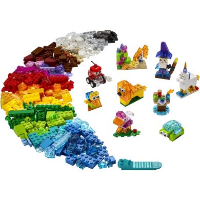 Конструктор LEGO Classic Прозорі кубики для творчості 500 деталей 11013