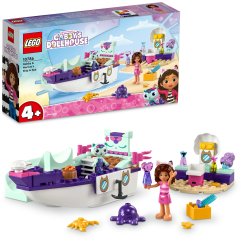 Конструктор LEGO Gabby's Dollhouse Корабль и спа Габби и Нявки 88 деталей 10786
