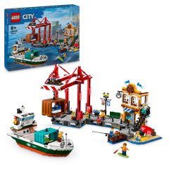 Конструктор Морська гавань із вантажним судном LEGO City 60422