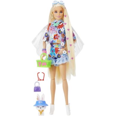 Кукла Barbie Барби Экстра в цветочном виде HDJ45