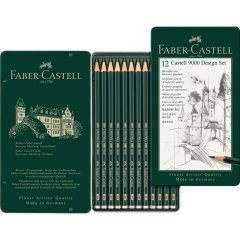 Набор графитных карандашей Faber-Castell 9000 12 шт 5В-5Н 1471