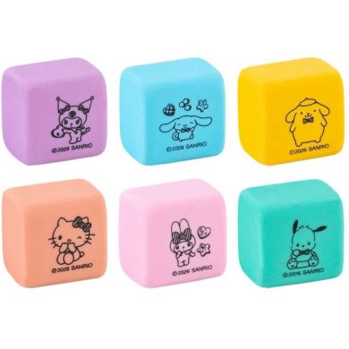 Набір гумок у пластик. боксі Hello Kitty and Friends 6 шт., Kite HK26-145