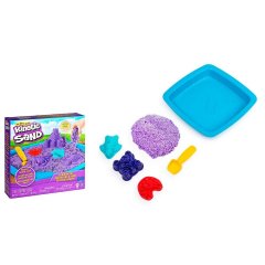 Набор песка для детского творчества KINETIC SAND V2 ЗАМОК ИЗ ПЕСКА (фиолетовый, 454 g, аксессуар.) 71402