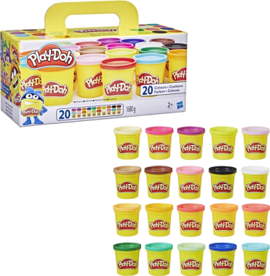 Набір пластиліну, 20 баночки Play-Doh A7924