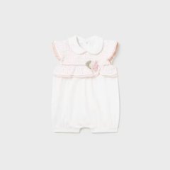 Полукомбинезон открытая ножка, короткий рукав 2A, р.56 Mayoral Белый 1704