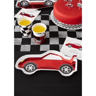 Одноразовые стаканы Talking Tables Party Racer бумажные 8 шт. RACE-CUP-CAR