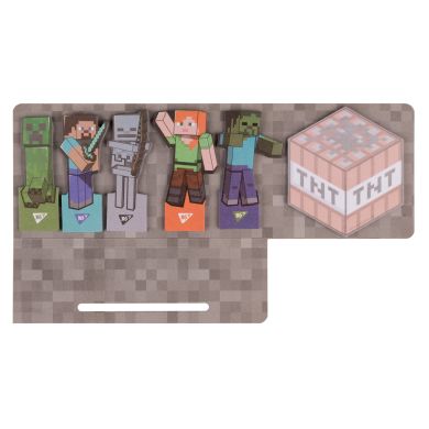 Бумага с липким слоем YES Minecraft в наборе 120 листов (6х20) 170324