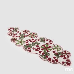 Раннер candycane, бело-зеленый, h90, d30, EDG 7800311A140.