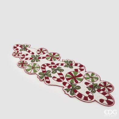 Раннер candycane, бело-зеленый, h90, d30, EDG 7800311A140.