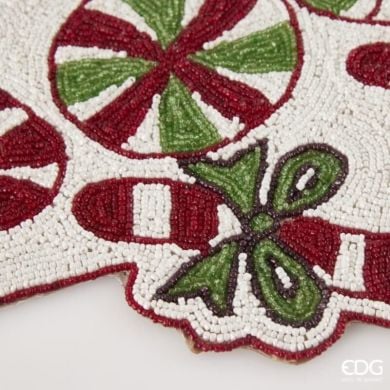 Раннер candycane, бело-зеленый, h90, d30, EDG 7800311A140.