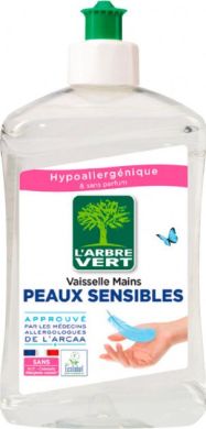 Жидкость для мытья посуды L’Аrbre Vert Чувствительная кожа 500 мл 3450605071146
