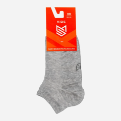 Шкарпетки дитячі MovementStandard M0405S короткі, сітка, р.20, 00 сірий меланж 4823121003127