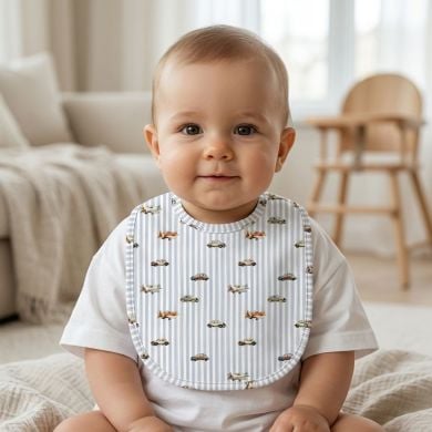 Слюнявчик с пико-обработкой My Little Pie Velvet Blue BIB005