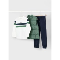 Спортивный костюм и жилет для мальчика Mayoral 4607