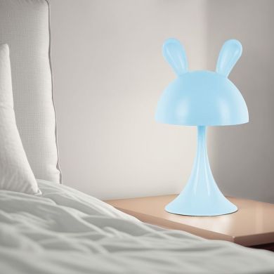 Світильник-нічник LED з акумулятором Simple Bunny, блакитний Kite K25-317-1-3