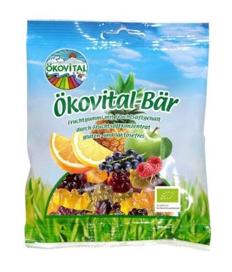 Желейні цукерки Okovital Ведмедики органічні 100 г 26918 4038857116014