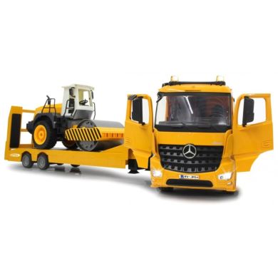 Вантажівка з бортовою платформою на радіокеруванні Mercedes-Benz Arocs 1:20 2,4GHz, жовтий Jamara 405107
