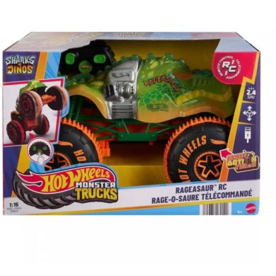 Увеличенная машинка-внедорожник 1:15 на радиоуправлении &laquo;RAGEASAUR&trade;&raquo; HOT WHEELS&reg; Monster Trucks JBH03